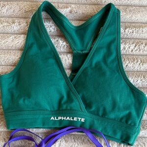 Alphalete Green Sports Bra